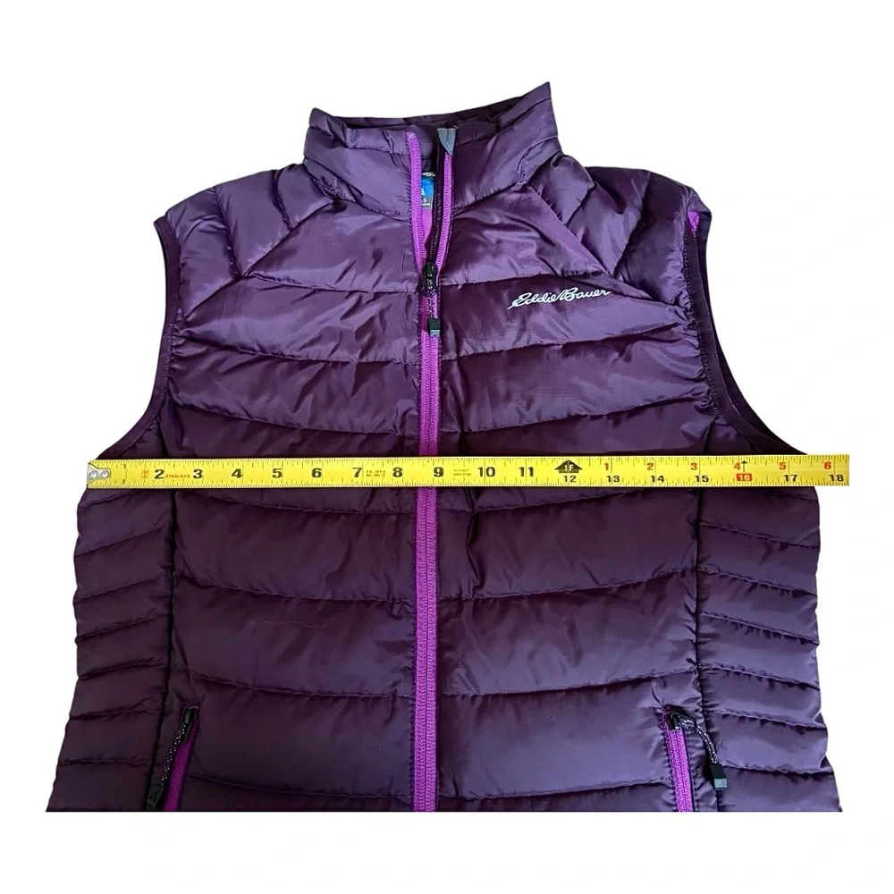 Eddie Bauer Goose Down Puffer Vest Women’s Size S - Picture 7 of 8